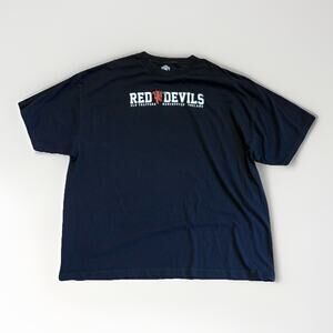 Manchester United Red Devils Old Trafford Soccer T-Shirt Baggy XXL Y2K Vintage